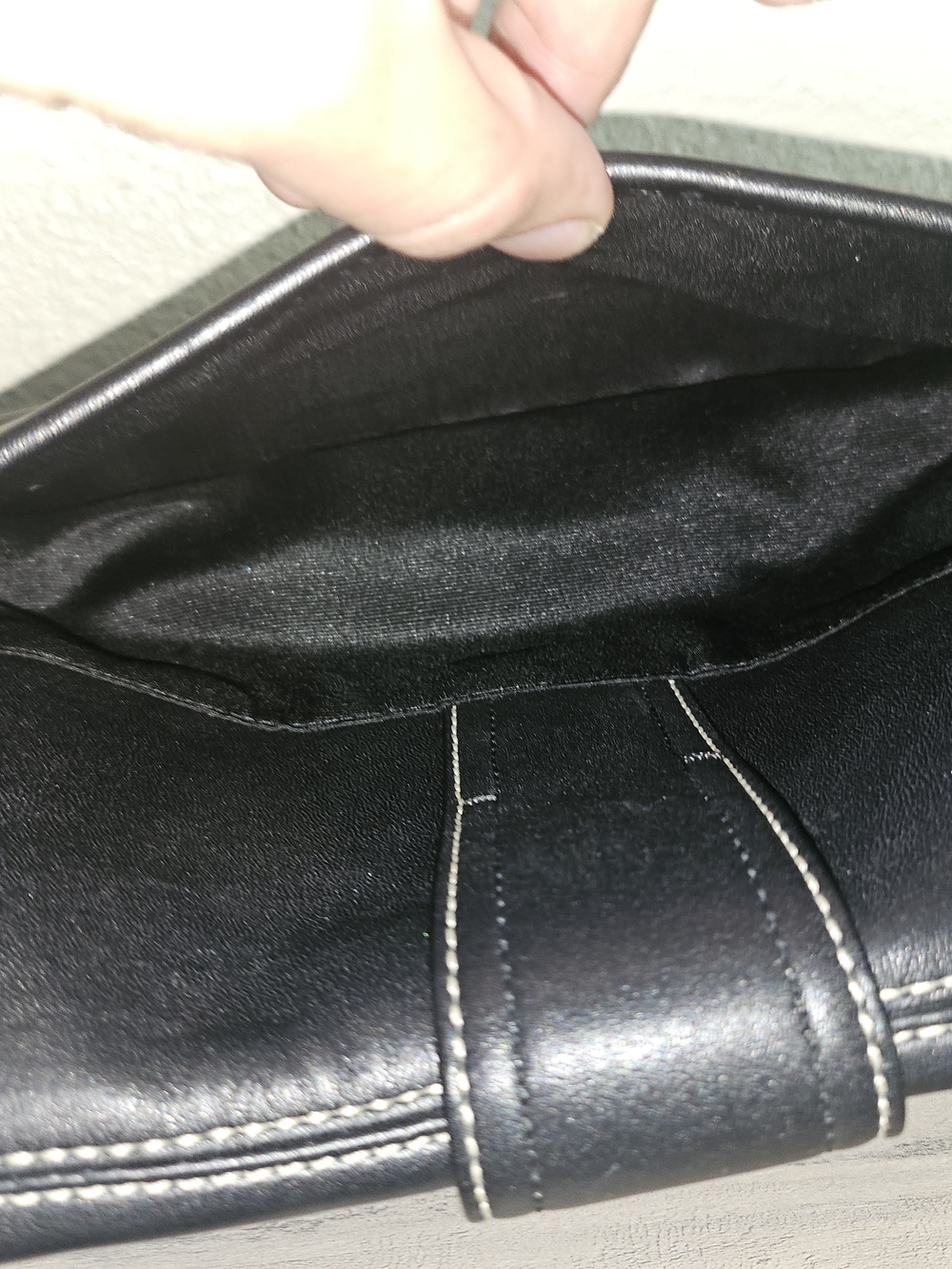 Coach Black Leather Interior Patch Bag - Picture 3 of 10